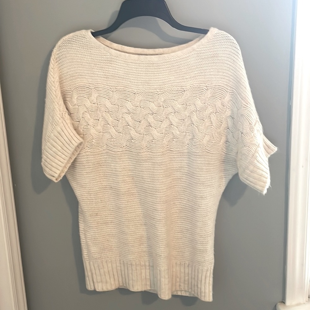 Soft, short sleeve sweater from the Limited